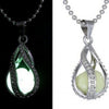 Glowing Luminous Stone Vintage Necklace