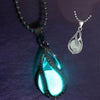 Glowing Luminous Stone Vintage Necklace