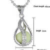 Glowing Luminous Stone Vintage Necklace